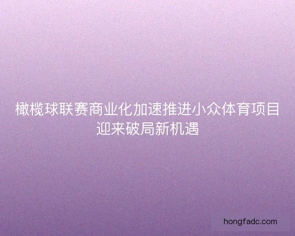 橄榄球联赛商业化加速推进小众体育项目迎来破局新机遇